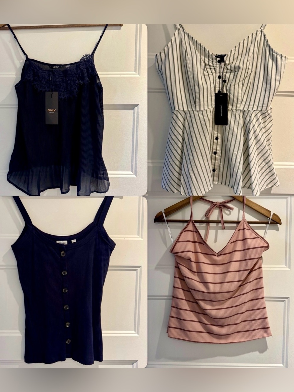 VERO MODA / ONLY Mixed Cami Set - Women's Four-Pack Tops